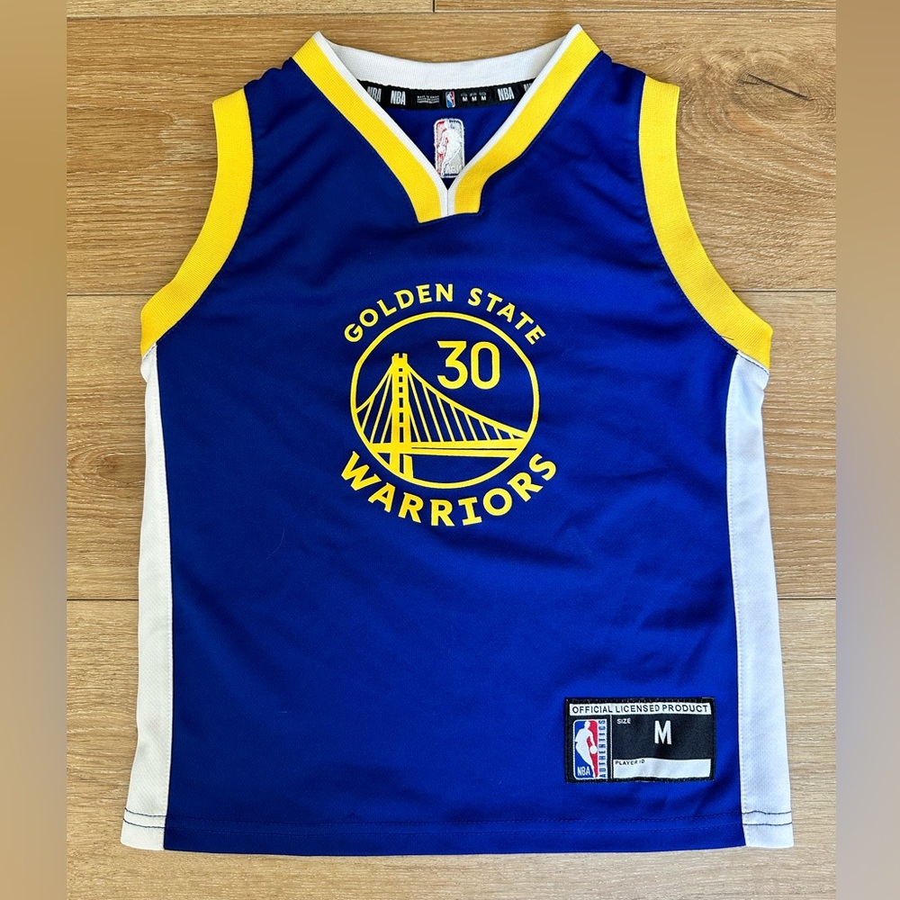 Youth Medium Golden State Warriors Steph Curry Jersey Medium